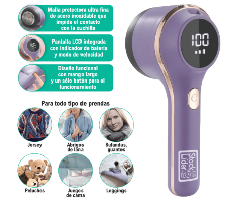 QUITAPELUSAS ELÉCTRICO ✨ ¡Devuelve a tu ropa su aspecto de recién estrenada!
